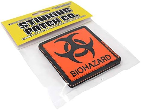 Biohazard PVC טלאי מורל טקטי | מצחיק ומעשי! נהדר לשקיות חיתול טקטי!